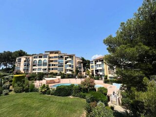 Appartement Six-Fours-les-Plages Buitenaudio-opname 12