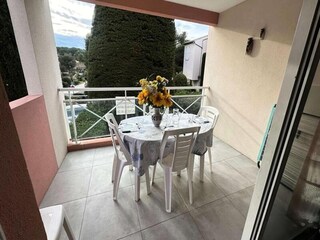 Appartement Six-Fours-les-Plages Buitenaudio-opname 3