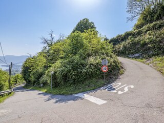 Abzweigung zur Straße zum Haus