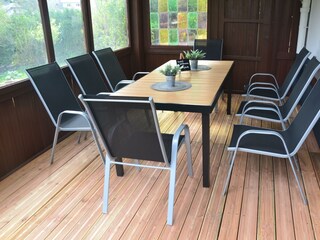 Überdachte Terrasse