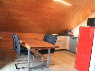 Ferienwohnung Kanino / Essbereich