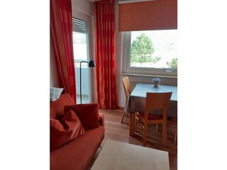 Wohnzimmer Fewo Poseidon Norderney