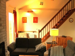 Treppe zum Obergeschoss