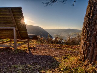 Rastplatz in den Weinbergen