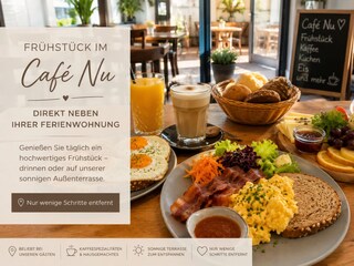 Frühstücken im Cafe nu nebenan