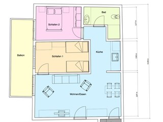 Ferienwohnung Norddeich Grundriss 26