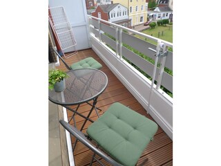 Auf dem Balkon