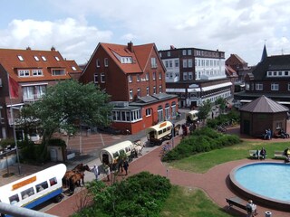 Blick vom Balkon