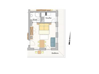 Appartamento per vacanze Piesendorf Pianta del piano 21