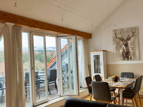 Appartement de vacances avec vue sur le sommet
