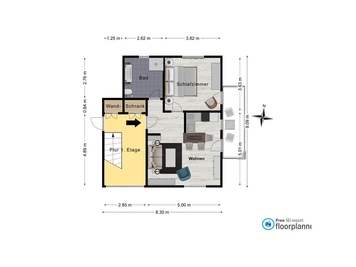 Ferienwohnung Müllheim Grundriss 21