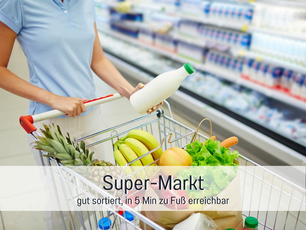 Super-Markt, In fünf Minuten zu Fuß erreichbar