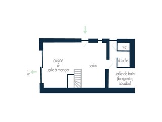 Casa per le vacanze Plouha Pianta del piano 40