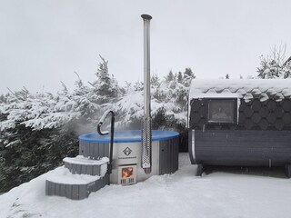 Hot Tub und Sauna