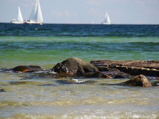 Segler vor unserem Strand