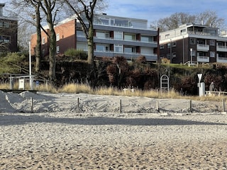 Blick vom Strand