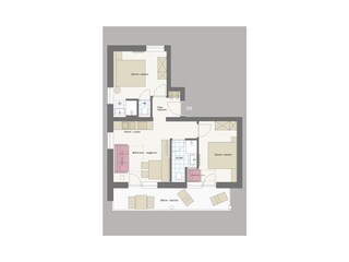 Appartement Partschins Grondplan 21