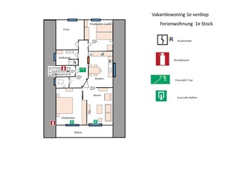 Vakantieappartement Bredene Grondplan 28