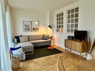 Blick in das Wohnzimmer
