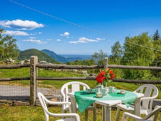 Ca. 60 m² großer Garten mit schöner Panoramasicht