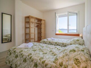 Schlafzimmer mit 2 Einzelbetten