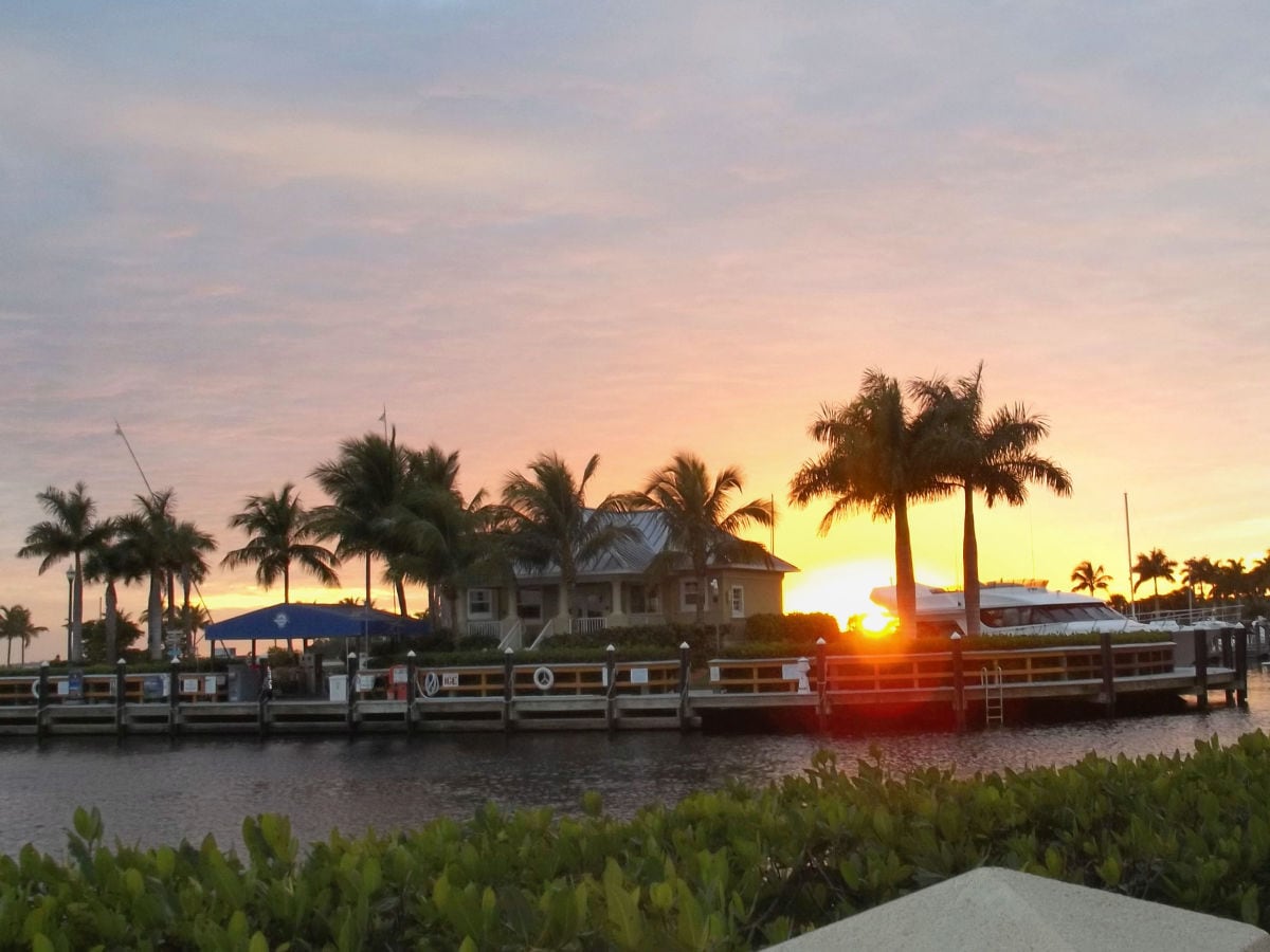 Sunset in Cape Harbour