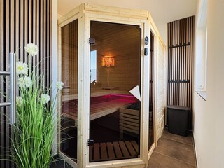 Sauna für bis zu 6 Personen