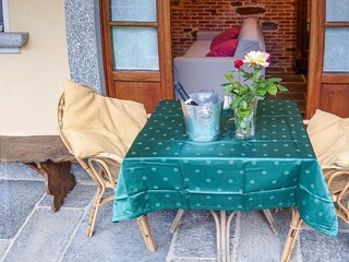 Ca. 15 m² große Terrasse