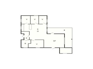 Maison de vacances Løkken Plan d'étage 25