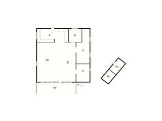 Vakantiehuis Porsheden Grondplan 37