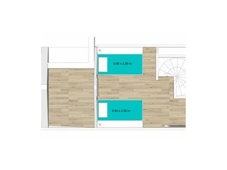 Vakantieappartement Minsen Grondplan 35