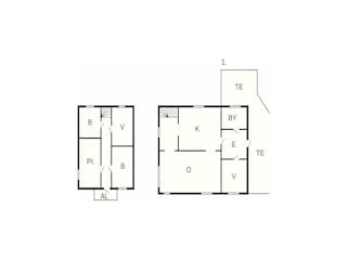 Vakantiehuis Alsvåg Grondplan 4