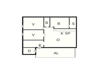 Vakantiehuis Sälen Grondplan 36