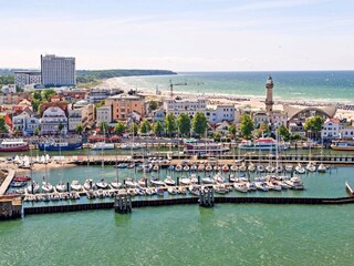 Warnemünde from above