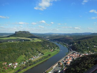 Blick auf Lilienstein
