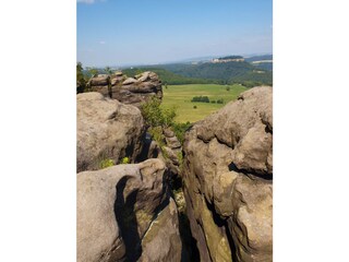 Blick auf Festung Königstein