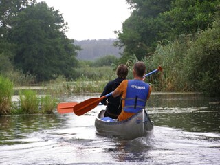 Paddeltour auf dem Kanal