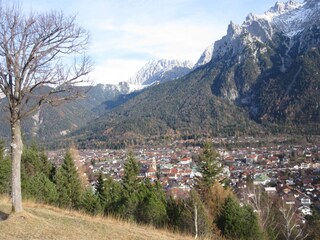 Mittenwald von oben