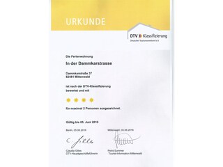 Bewertungsurkunde dtv