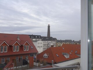 Blick auf den "Neuen Leuchtturm"