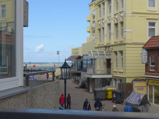 Seitlicher Blick Rithtung Strand