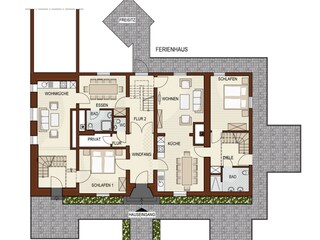 Vakantiehuis Simmerath Grondplan 19