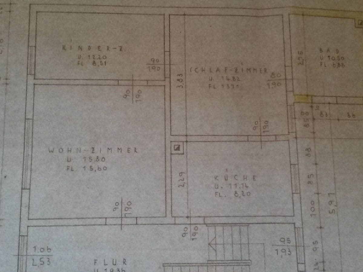 Grundriss der Ferienwohnung