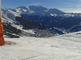 Blick von Savolères auf die Alpen