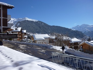 Blick von der Terrasse auf die Umgebung