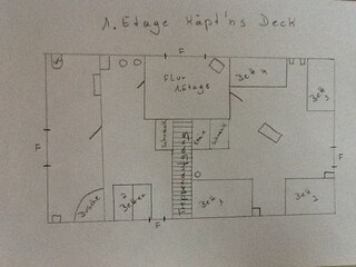 1.Etage Käpt'ns Deck
