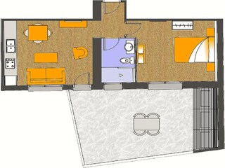 Appartement Pals Buitenaudio-opname 11