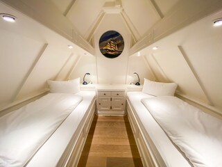 Schlafzimmer im Spitzboden