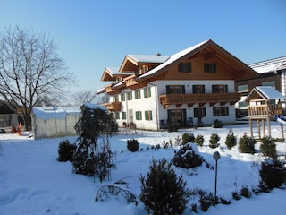 Ferienhaus im Winter