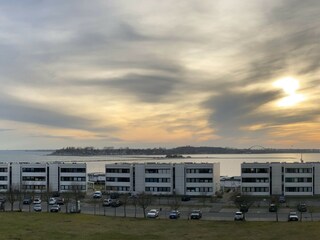 Abendstimmung über dem Wulfener Hals
